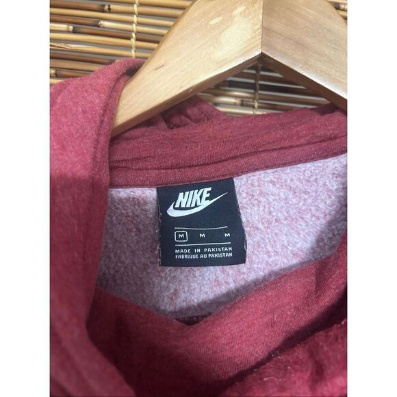 Nike Cowl Neck Hoodie Medium (M) Heathered Red - Picture 3 of 5